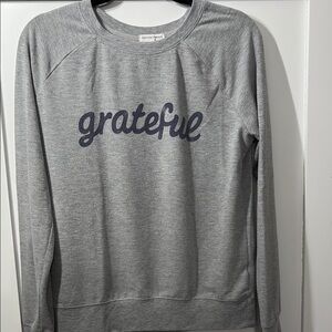 Gray Grateful Sweater